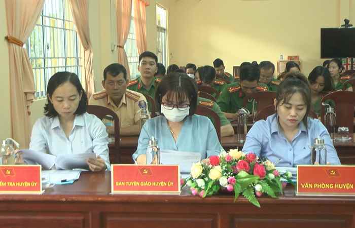 Công an huyện Mỹ Xuyên tổng kết năm 2022