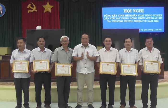 Thạnh Trị tổng kết sản xuất nông nghiệp năm 2022