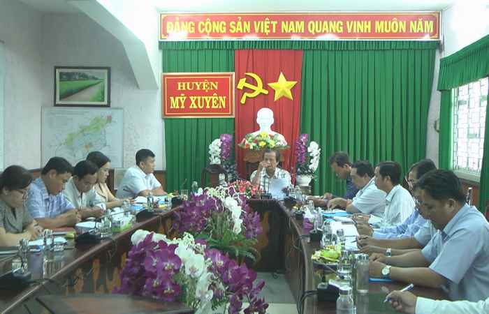 Mỹ Xuyên triển khai công tác chuẩn bị công bố xã đạt chuẩn Nông thôn mới nâng cao năm 2023