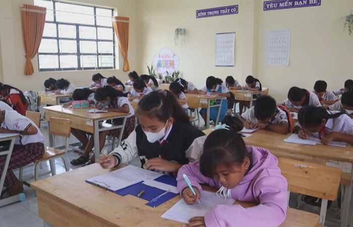 Trần Đề: Hội thi Viết chữ đẹp bậc Tiểu học