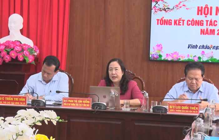 Vĩnh Châu: Ban Chỉ đạo công tác Tôn giáo, Dân tộc tổng kết công tác năm 2023