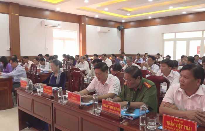 Ngã Năm: Ban Chấp hành Đảng bộ Thị xã sơ kết công tác quý I-2024
