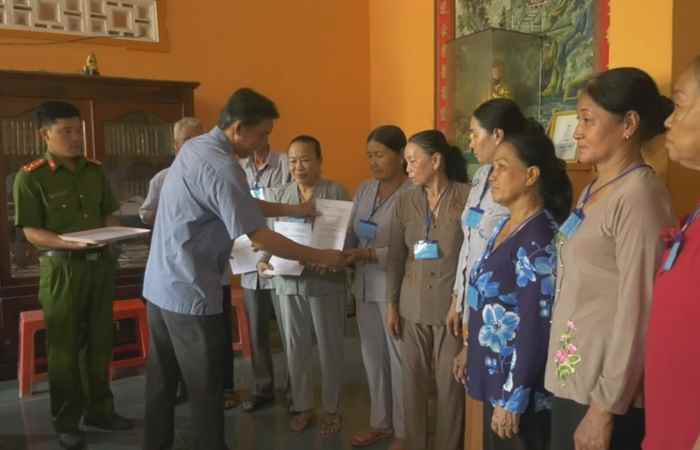Ra mắt mô hình Phật tử tham gia phòng, chống tội phạm, đảm bảo an toàn giao thông xã Xuân Hòa