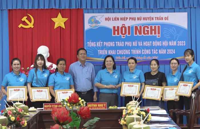 Trần Đề: Hội LHPN Phụ nữ tổng kết năm 2023