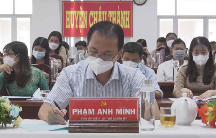 Thao giảng công tác giảng dạy lý luận chính trị tại huyện Châu Thành