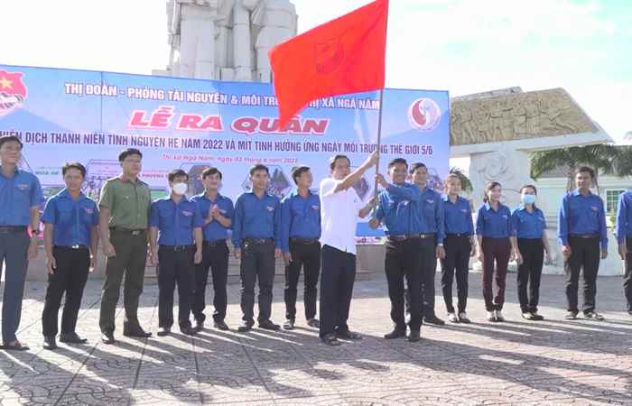 Ngã Năm ra quân Chiến dịch Thanh niên tình nguyện hè năm 2022