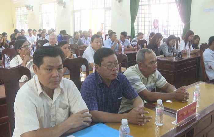 Đại biểu HĐND tiếp xúc cử tri xã Tham Đôn, xã Đại Tâm và thị trấn Mỹ Xuyên