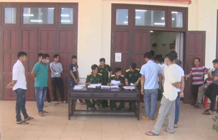 Cù Lao Dung: kiểm tra sẵn sàng động viên Tiểu đoàn Bộ binh dự bị động viên năm 2023