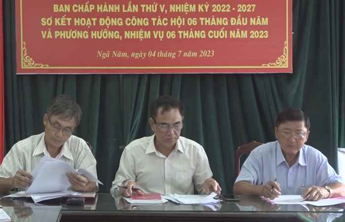 Ngã Năm: Hội Cựu chiến binh sơ kết 6 tháng đầu năm 2023
