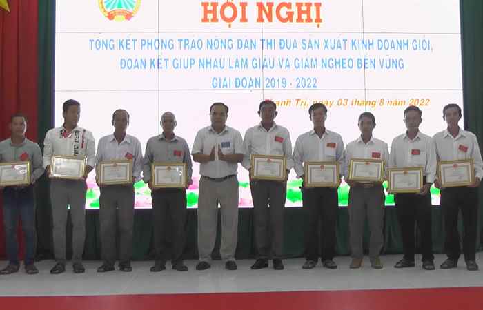 Thạnh Trị: Hội Nông dân tổng kết phong trào thi đua sản xuất, kinh doanh giỏi