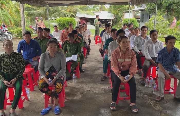 Mỹ Tú ra mắt mô hình “Họ đạo ấp Phước Thọ A, tự phòng, tự quản về an ninh, trật tự”