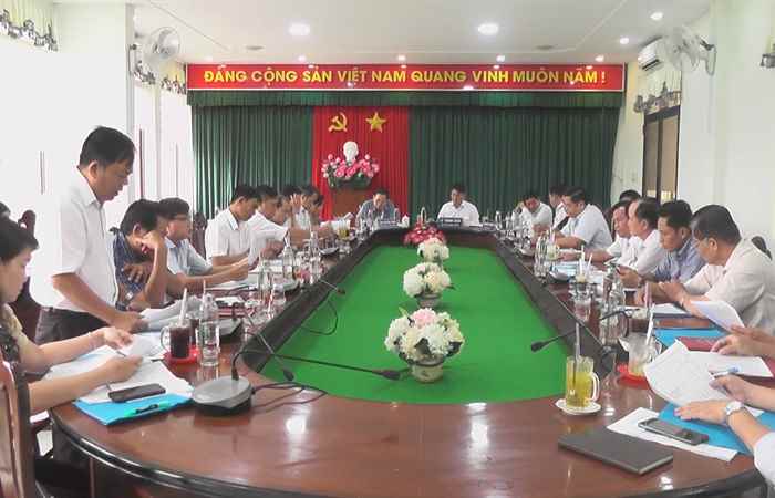 Thạnh Trị sơ kết tình hình kinh tế - xã hội tháng 10