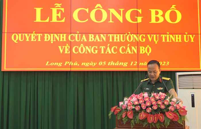 Long Phú công bố Quyết định của Ban Thường vụ Tỉnh ủy Sóc Trăng về công tác cán bộ