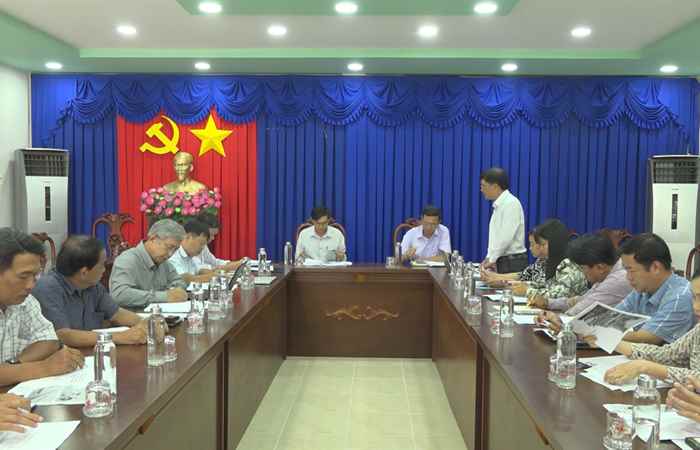 Socs Trawng: Sở NN&PTNT làm việc với huyện Long Phú