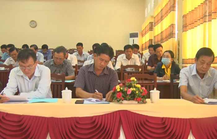 TRần Đề: Ban Tuyên giáo Huyện ủy sơ kết 6 tháng đầu năm 2022