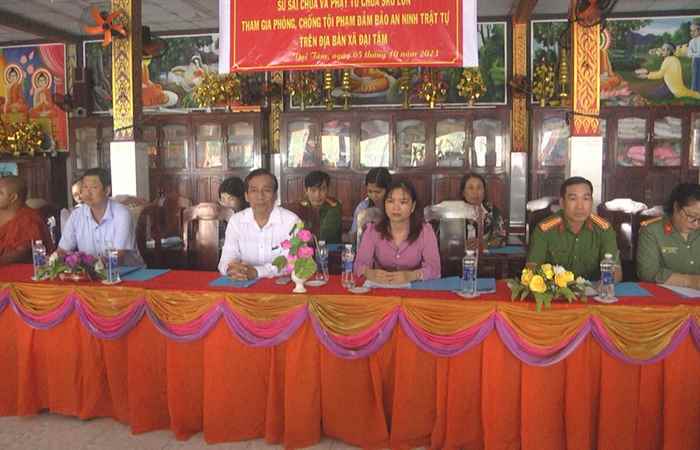 Ra mắt mô hình “Sư sãi, phật tử tham gia phòng, chống tội phạm, đảm bảo an ninh, trật tự”