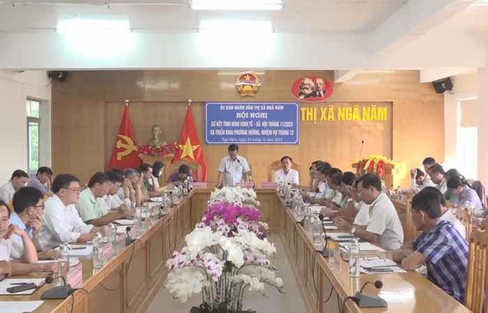 Ngã Năm: UBND thị xã triển khai phương hướng, nhiệm vụ tháng 12 năm 2023  