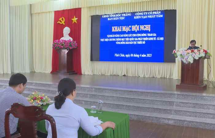 Tập huấn nâng cao năng lực cho cộng đồng tham gia thực hiện Chương trình mục tiêu quốc gia phát triển kinh tế - xã hội vùng đồng bào Dân tộc thiểu số