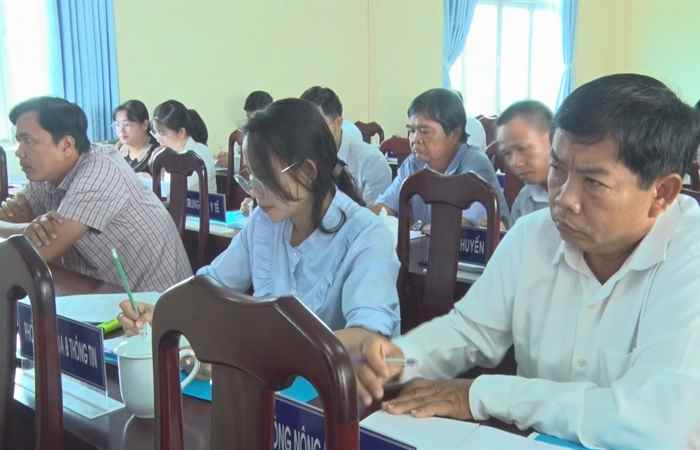 Huyện Trần Đề triển khai nhiệm vụ tháng 6 năm 2023