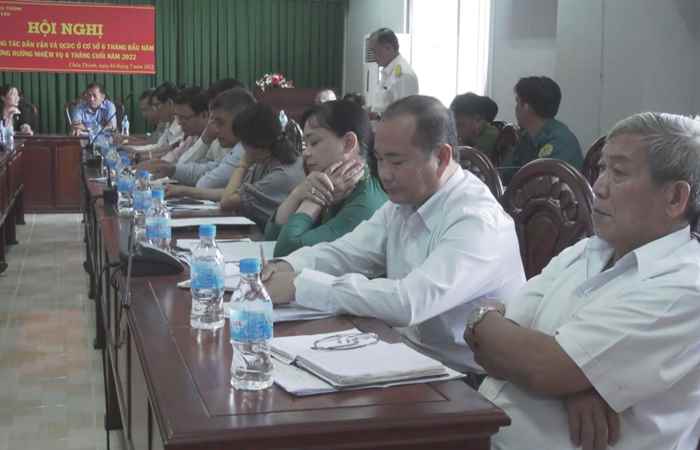 Châu Thành: Ban Dân vận sơ kết 6 tháng đầu năm 2022