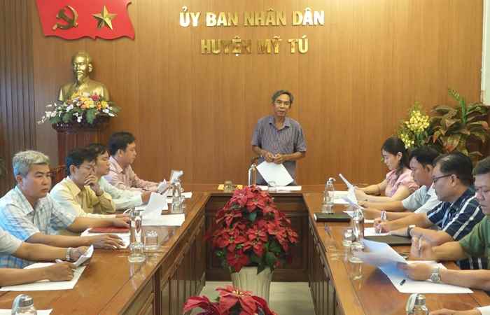 Mỹ Tú họp Ban Chỉ đạo kỳ thi Tốt nghiệp THPT năm 2023
