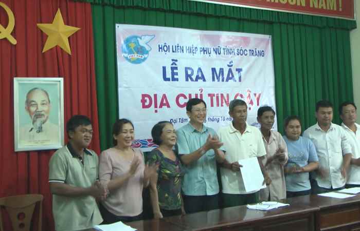 Hội Liên hiệp phụ nữ tỉnh Sóc Trăng ra mắt mô hình “Địa chỉ tin cậy”