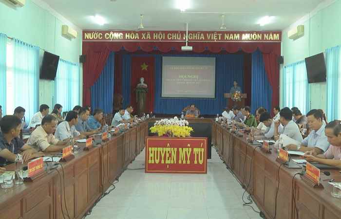 Mỹ Tú sơ kết tình hình thực hiện nhiệm vụ kinh tế - xã hội tháng 10 năm 2022