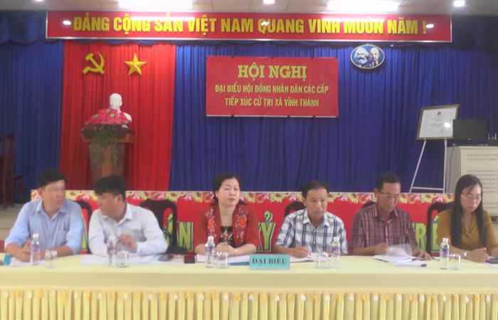 Thạnh Trị: HĐND các cấp tiếp xúc cử tri các xã, thị trấn