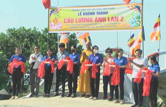 Khánh thành cầu nông thôn ở xã Thạnh Phú