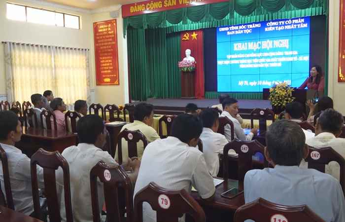Mỹ Tú: Tập huấn nâng cao năng lực cho cộng đồng cho cán bộ vùng Dân tộc thiểu số