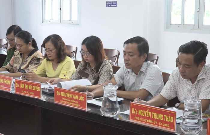 Thành ủy Sóc Trăng kiểm tra việc thực hiện các Nghị quyết năm 2023 tại Đảng ủy 10 phường
