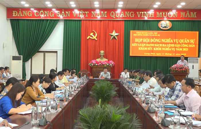  Long Phú có 389 công dân đủ điều kiện khám sức khỏe nghĩa vụ quân sự năm 2023