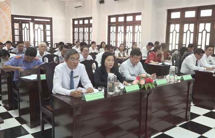 Thành phố Sóc Trăng: Tòa án Nhân dân đã giải quyết 1.381 vụ án hình sự năm 2023