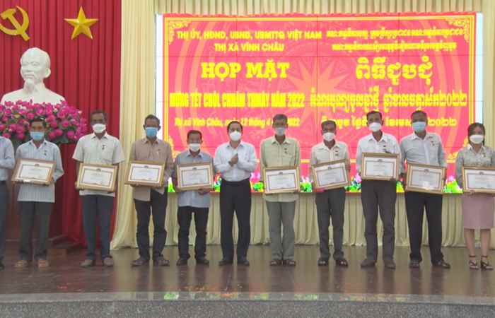 Vĩnh Châu: Họp mặt Tết cổ truyền Chôl - Chnăm - Thmây năm 2022