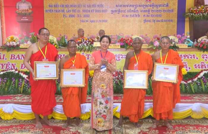 Trần Đề: Đại hội Chi hội Đoàn kết Sư sãi yêu nước