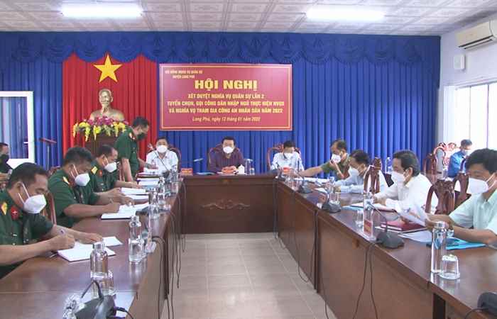 Long Phú xét duyệt, kết luận công dân đủ điều kiện nhập ngũ năm 2022
