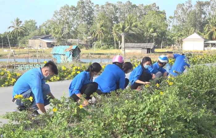 Đồng loạt ra quân thực hiện Ngày cao điểm tình nguyện chung tay xây dựnNnông thôn mới  