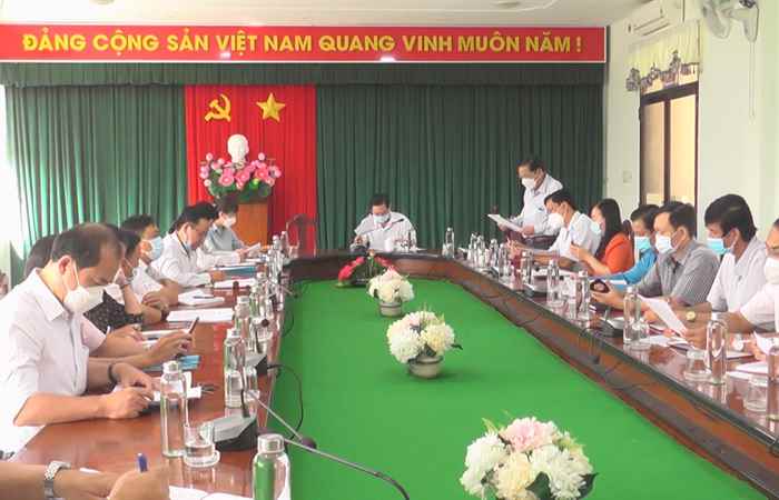 Thạnh Trị: Triển khai quy chế phối hợp giữa UBND huyện và các ngành