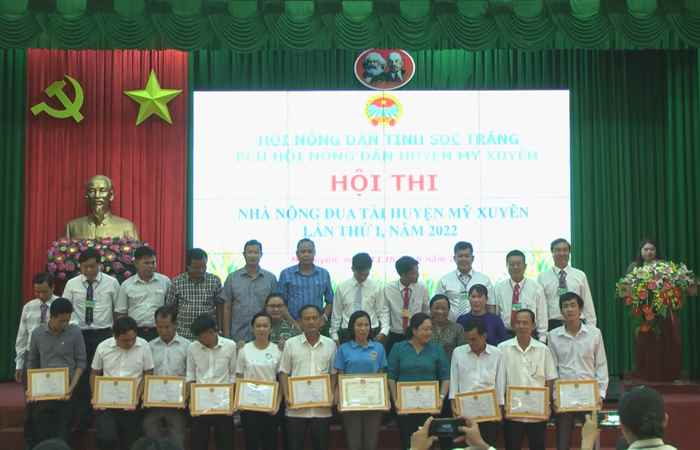 Hội thi “Nhà nông đua tài” huyện Mỹ Xuyên 2022
