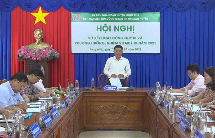 Long Phú: Ngân hàng Chính xã xã hội thu nợ đến hạn đạt trên 95%