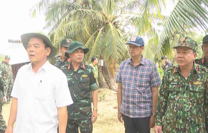 Kiểm tra công tác chuẩn bị các khu vực phục vụ Diễn tập Khu vực phòng thủ