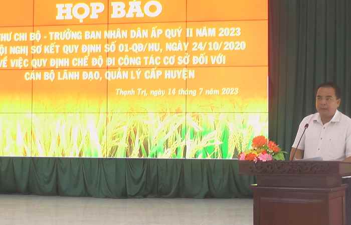 Thsjnh Trị: Hội nghị Bí thư, Trưởng ban nhân dân ấp