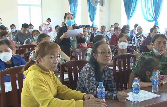 Long Phú lấy ý kiến về phương án bồi thường, hỗ trợ và tái định cư đối với Dự án tuyến Đường nối từ Quốc lộ 60 đến Quốc lộ Nam Sông Hậu