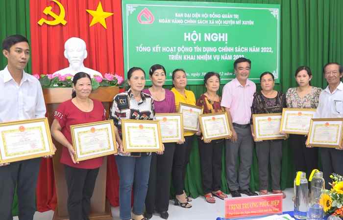 Mỹ Xuyên tổng kết hoạt động tín dụng chính sách xã hội năm 2022
