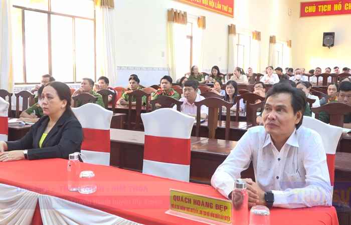 Huyện ủy Mỹ Xuyên quán triệt Chuyên đề năm 2024 học tập và làm theo tư tưởng, đạo đức, phong cách Hồ chí Minh