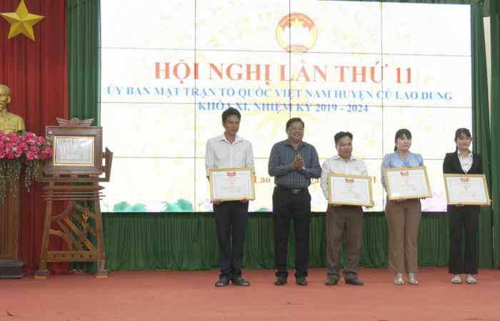 Cù Lao Dung: Uỷ ban MTTQ Việt Nam huyện tổng kết năm 2023