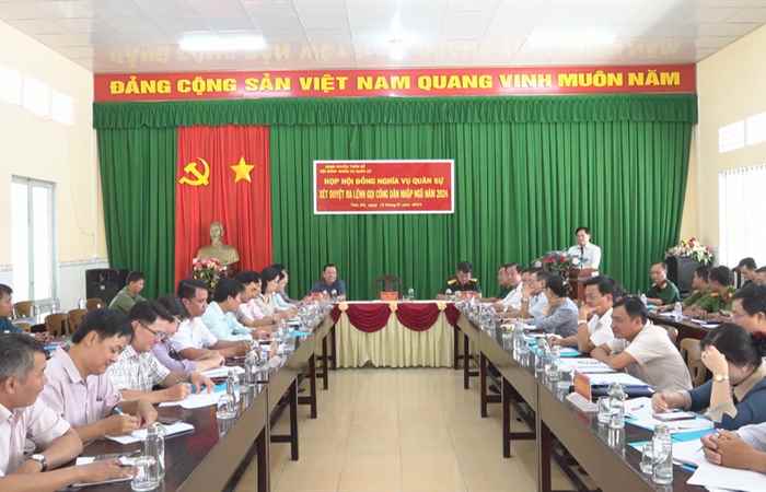 Trần Đề: Xét duyệt ra lệnh gọi công dân nhập ngũ 2024