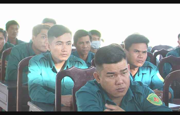 Ngã Năm: Ban Chỉ huy quân sự thị xã tập huấn cán bộ Dân quân tự vệ năm 2023  