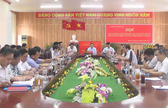 Thạnh Trị triển khai Kế hoạch xây dựng nhà ở cho người nghèo