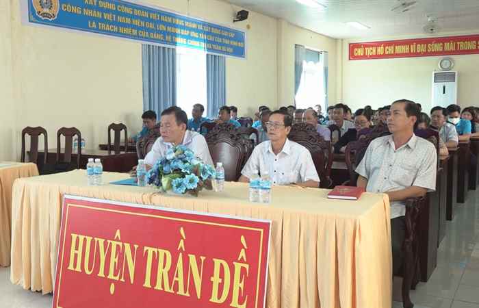 Trần Đề: Liên đoàn Lao động huyện sơ kết 6 tháng đầu năm 2023